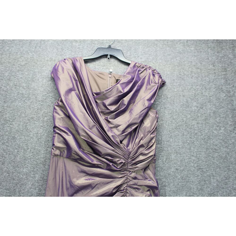 Tadashi Shoji Gown Size 14 Taffeta Iridescent New - Picture 4 of 7